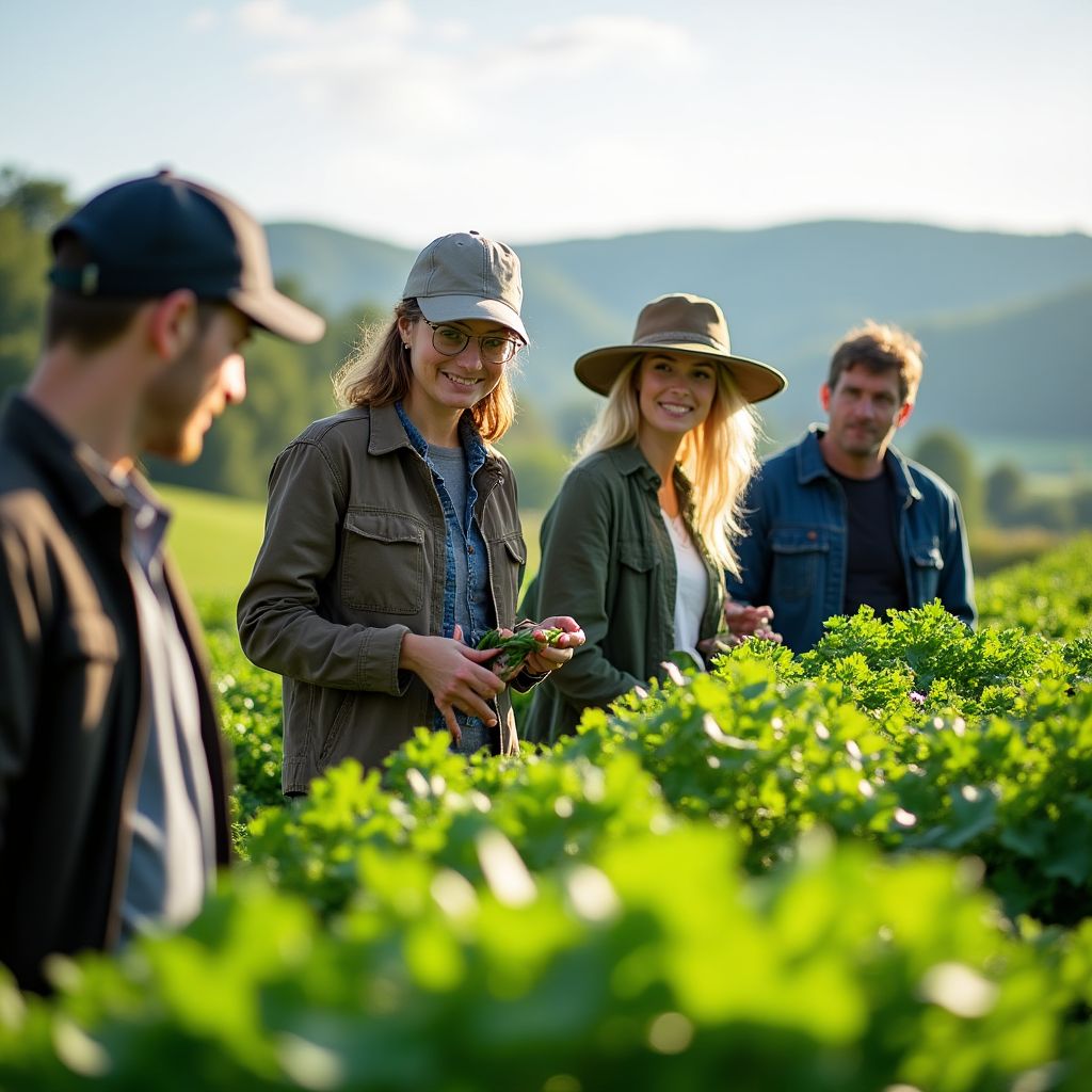 Visita a granjas productoras ecológicas